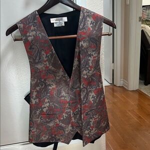 Vintage I Magnin Paisley Tailored Vest